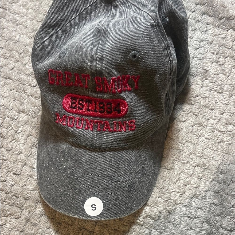 Gray Great Smoky Mountains Cap small